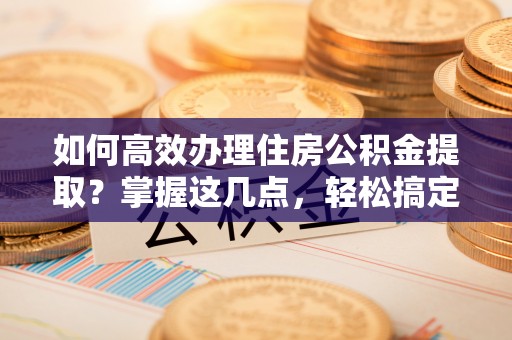 石渠如何高效办理住房公积金提取？掌握这几点，轻松搞定！
